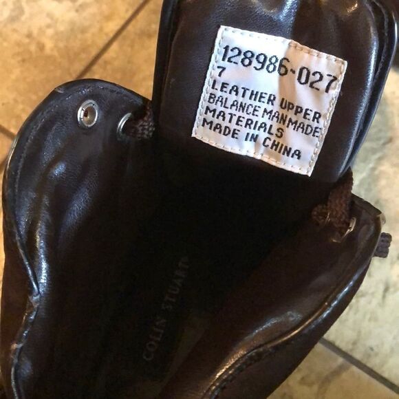 Colin Stuart brown suede ankle boots sz 7 - Picture 5 of 6